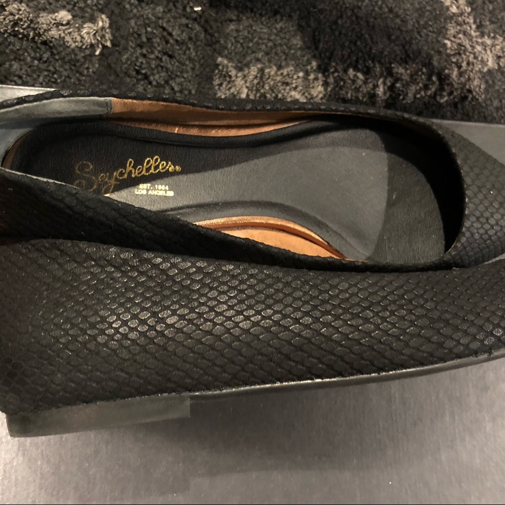 Seychelles Pointy Flats With Python Print Detail - image 6